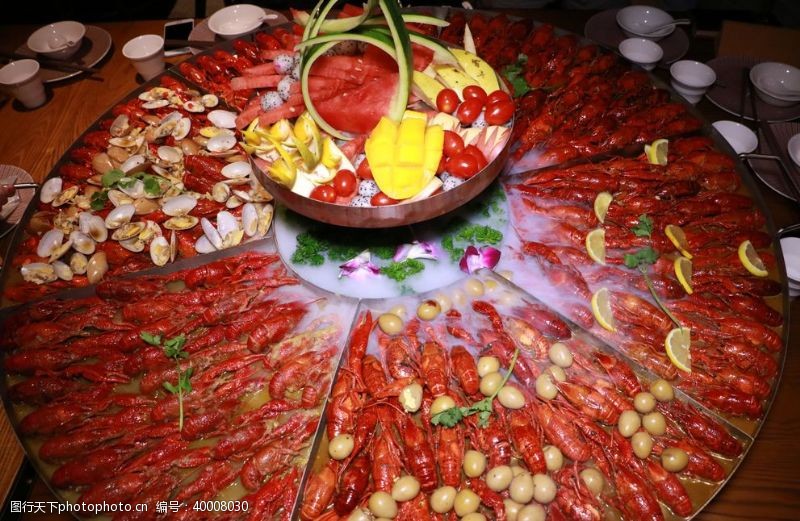 美食盛宴龙虾龙虾盛宴图片