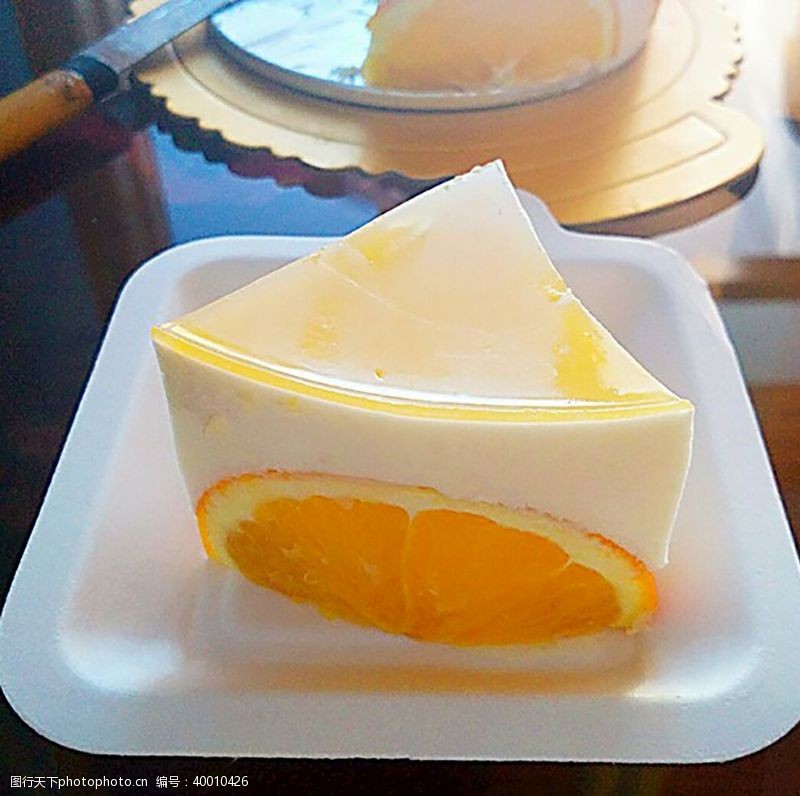 奶油蛋糕酸奶慕斯图片