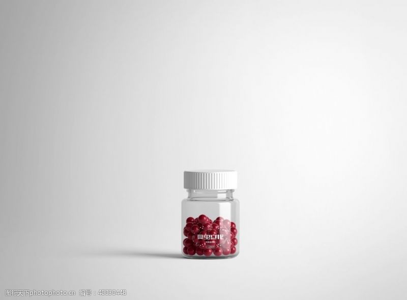塑料药瓶药品样机图片