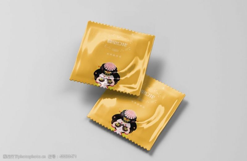 封套设计避孕套样机图片