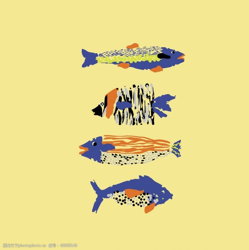 鱼图案海鱼海洋海底世界各种鱼图片