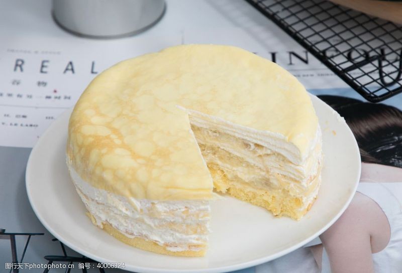 美食系列千层蛋糕图片
