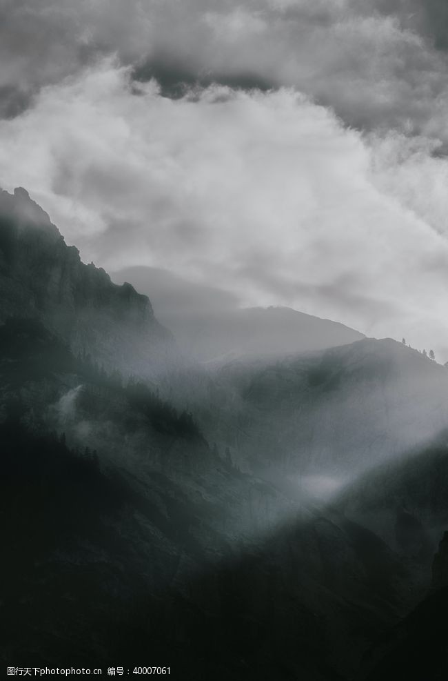 大雨雾气风景大雾雾天云雾烟图片