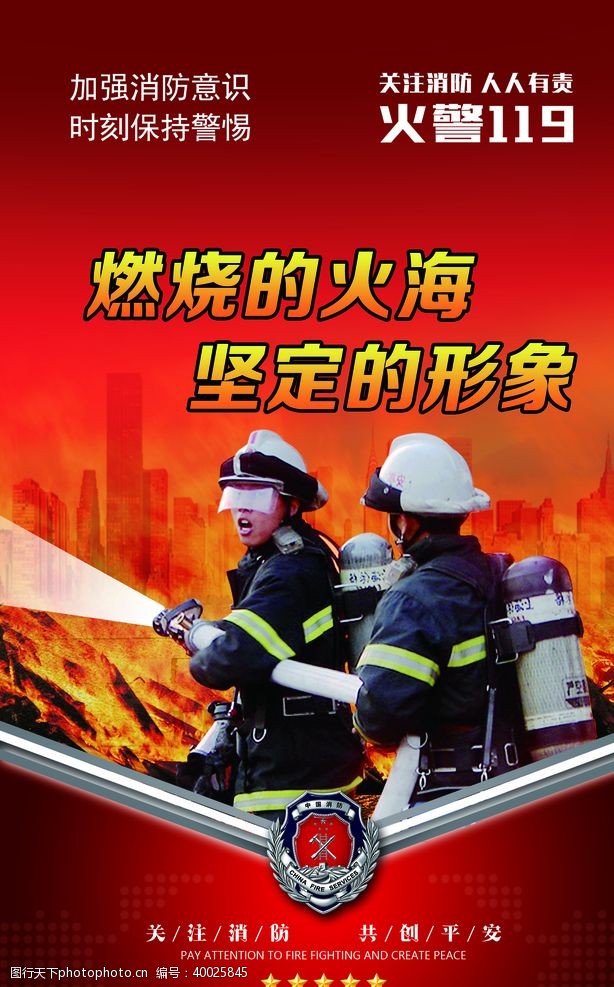 防火知识消防海报图片