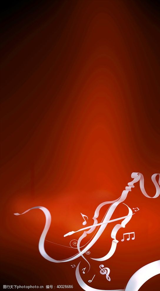 红丝绸小提琴活动背景图片
