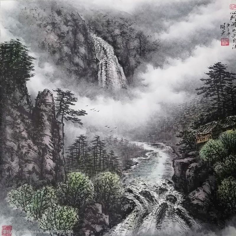 苏州山水心到闲时云自闲图片