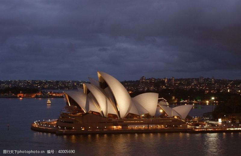 建筑素描悉尼歌剧院图片