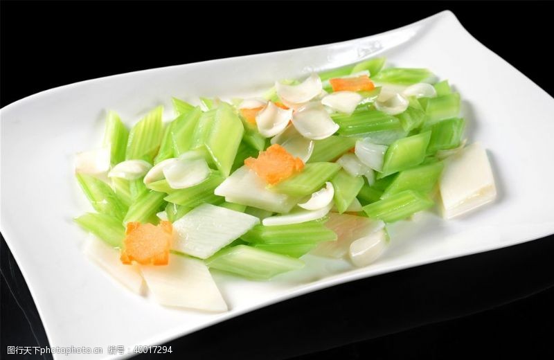 高清菜谱用图西芹百合图片