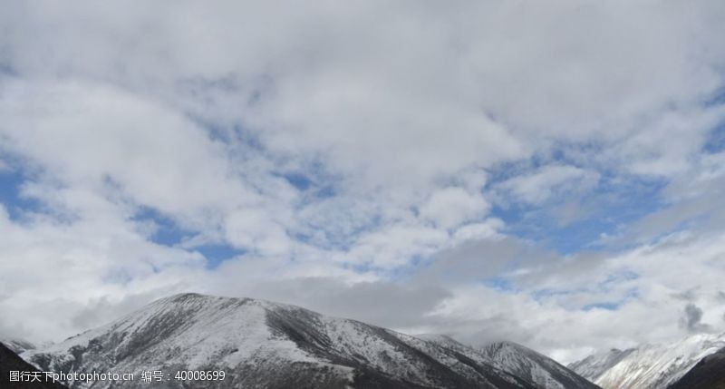 自然风景视频延时雪山风景