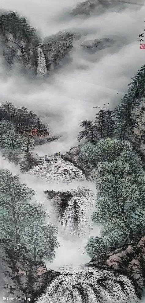 苏州山水幽居图片