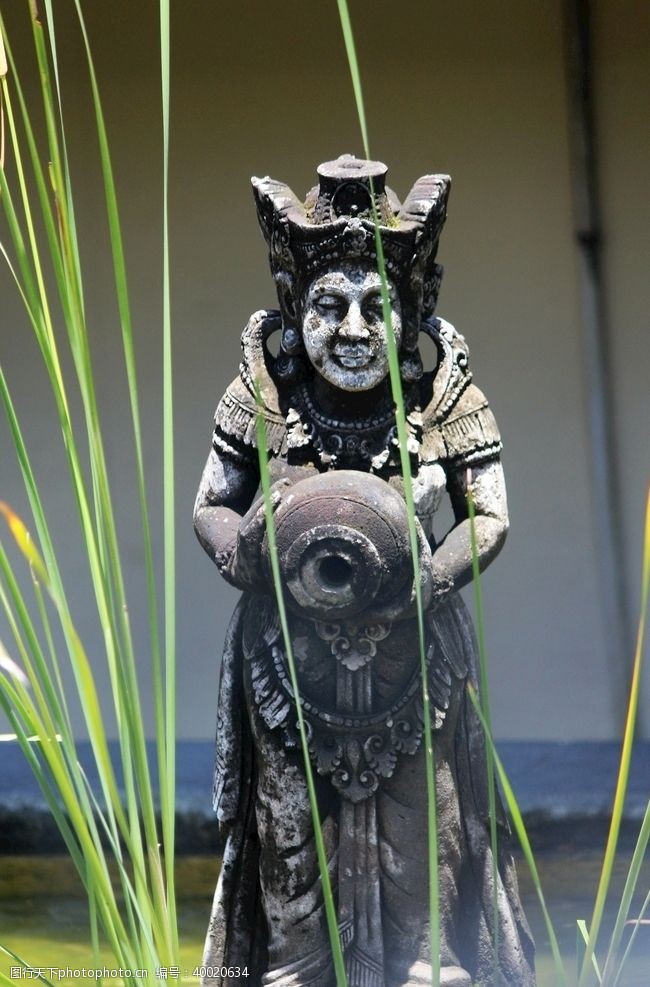 巴厘岛雕塑图片