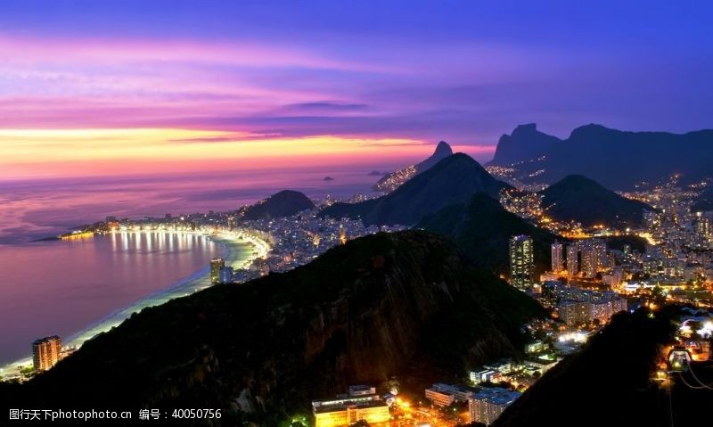 旅游海报巴西风光图片