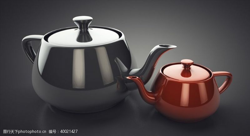 C4D模型动画茶壶图片