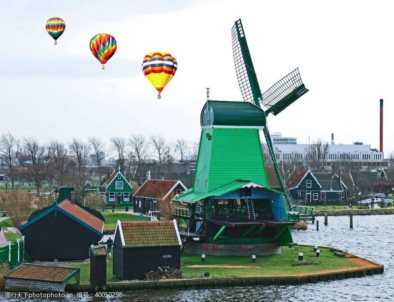 沙堡荷兰风光图片