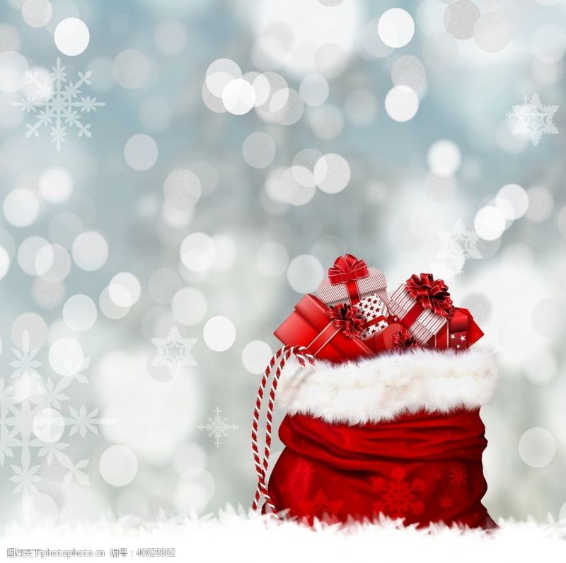 传统节日素材红色礼品盒图片