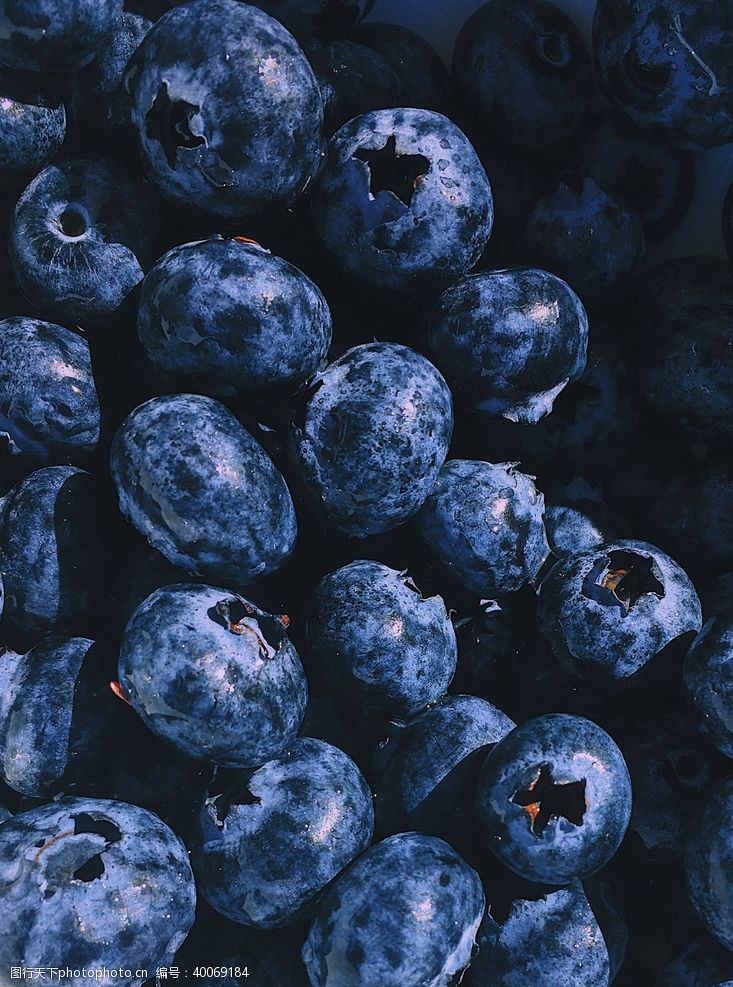 新鲜果汁蓝莓图片