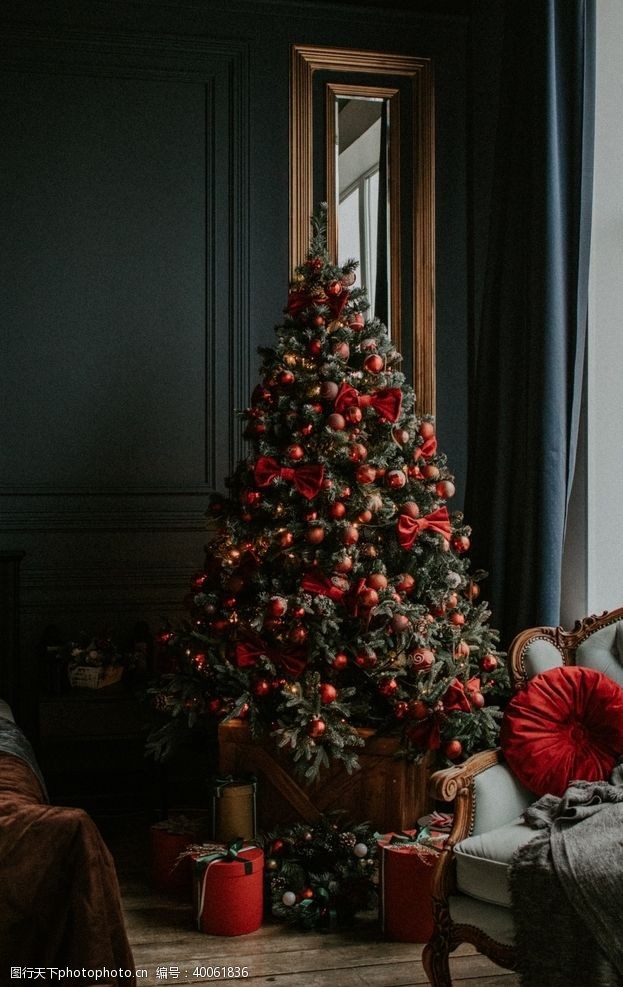 装饰素材圣诞树图片