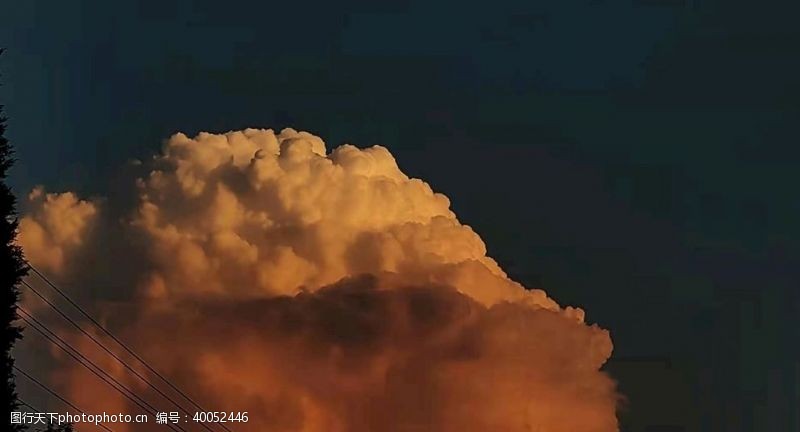 云彩天空夕阳图片