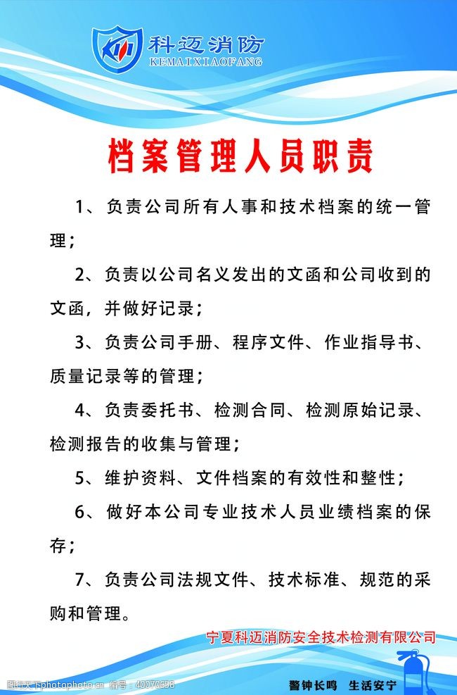 制度板消防职责制度整套图片