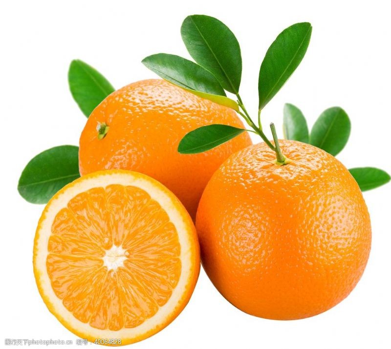 橙汁新鲜橙子图片