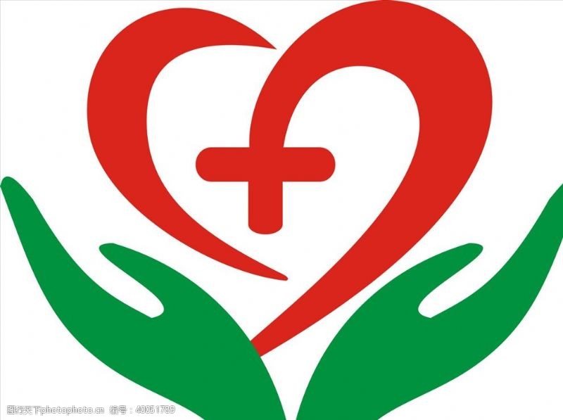 爱心标志医院logo图片