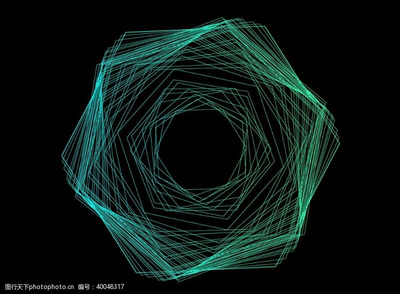 不规则几何高级渐变立体几何图片