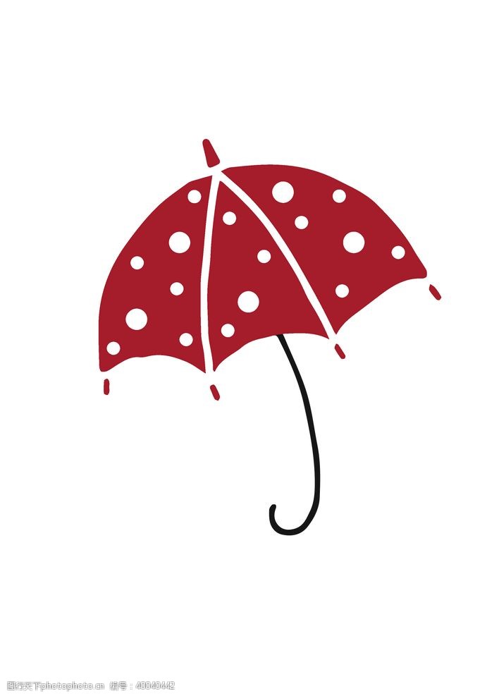 遮阳伞红色小雨伞图片