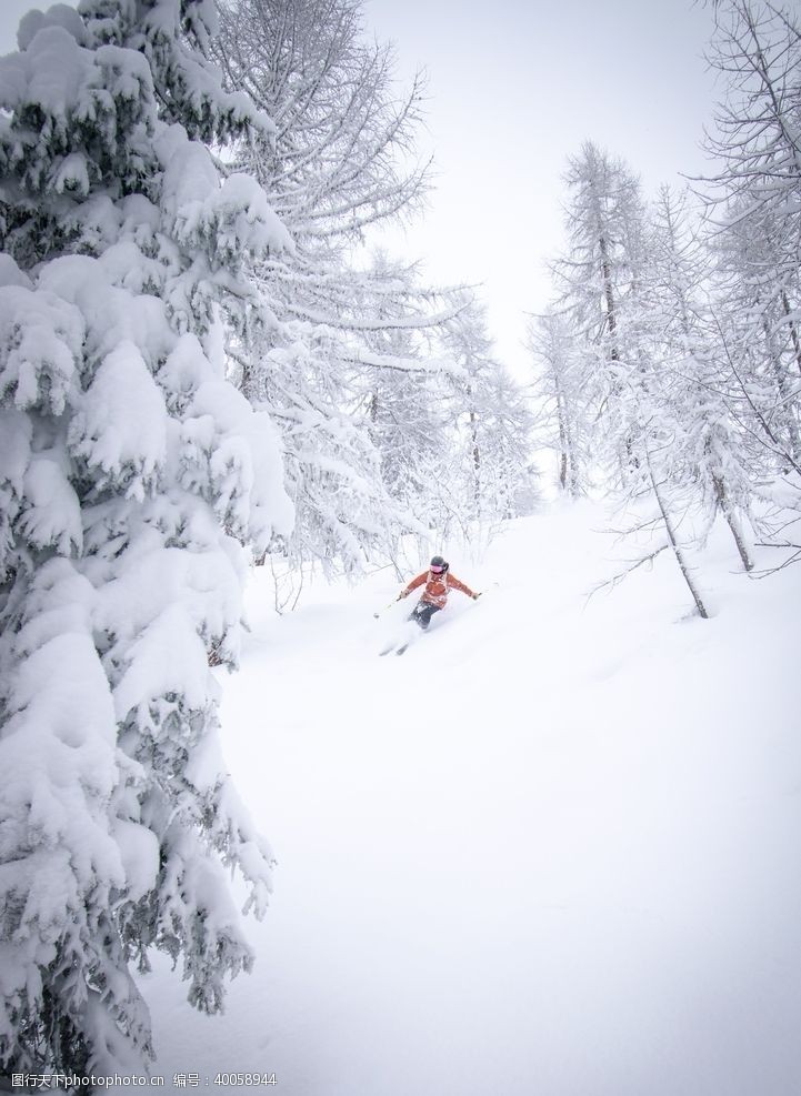 电影素材滑雪图片
