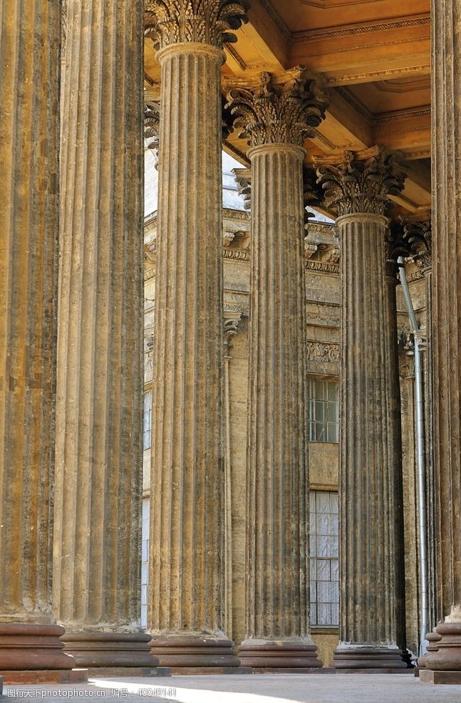 花式背景罗马柱图片