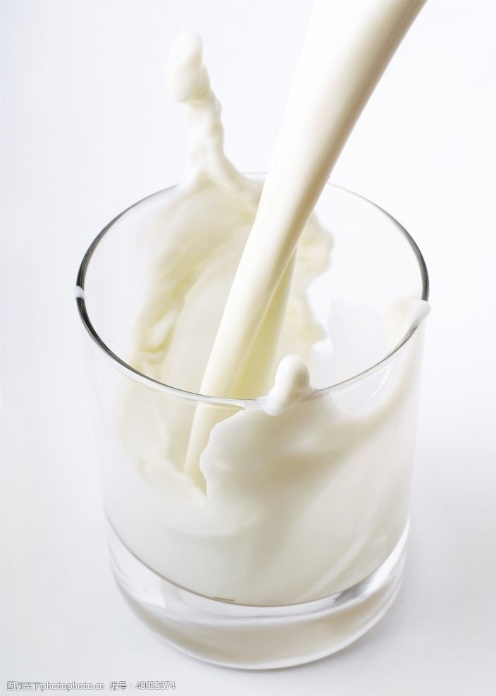 健康饮食牛奶图片