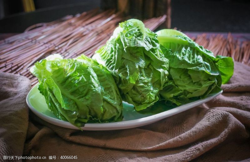 绿色饮食生菜图片