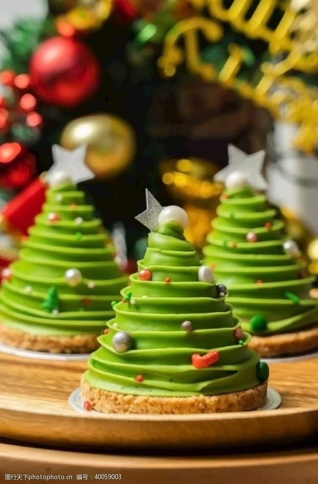 甜品台圣诞节甜品图片