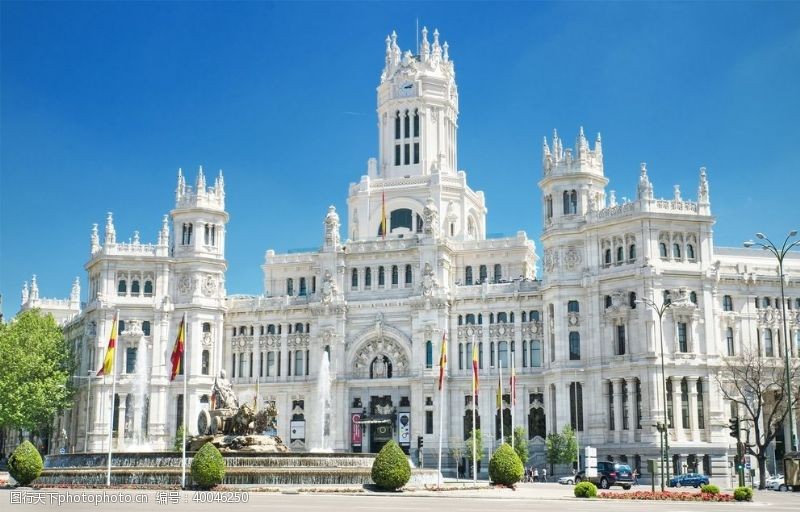 欧式建筑西班牙风光图片