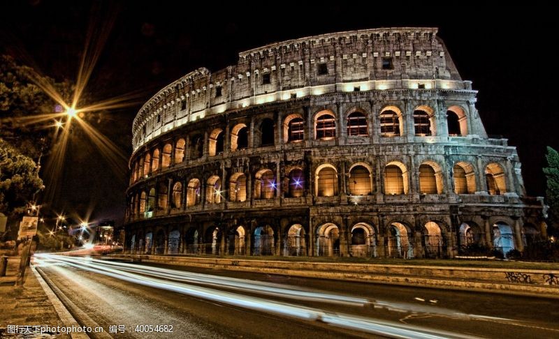 世界著名建筑意大利古罗马斗兽场图片