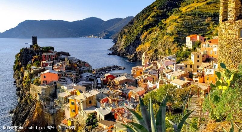 户外旅游意大利五渔村图片