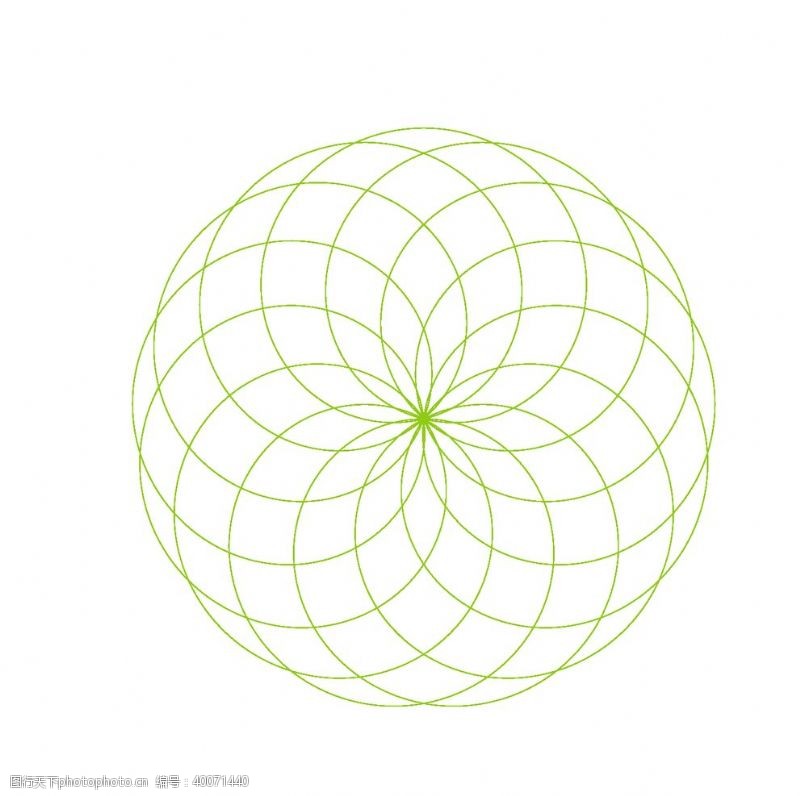 几何抽象圆环底纹图片