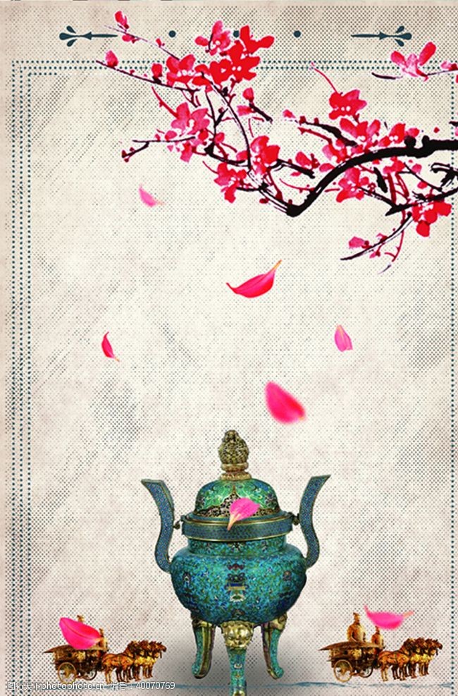 艺术树中国风水墨古典装饰画图片