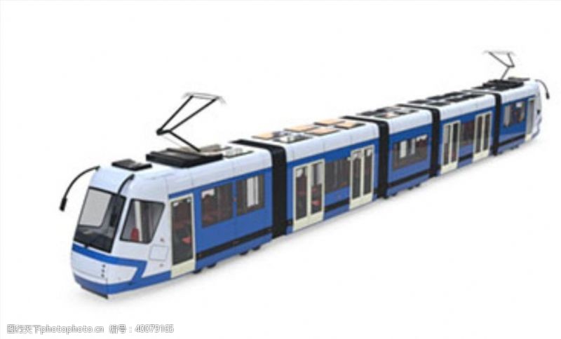 电动车C4D模型电车动车高铁火车图片