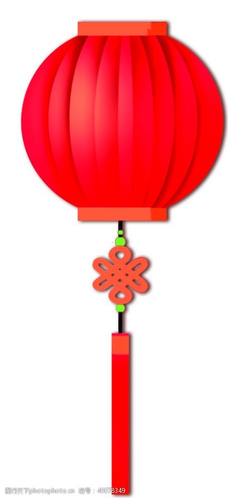 气球红色灯笼图片