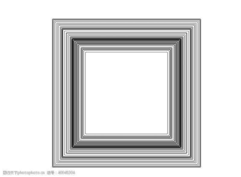 科技海报高级黑白立体几何图片