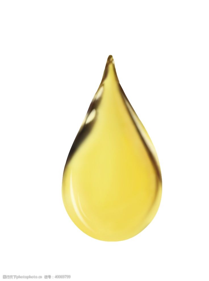 油滴金色水滴图片