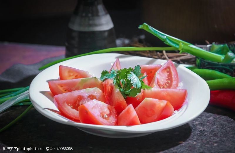 精品菜单凉拌西红柿图片