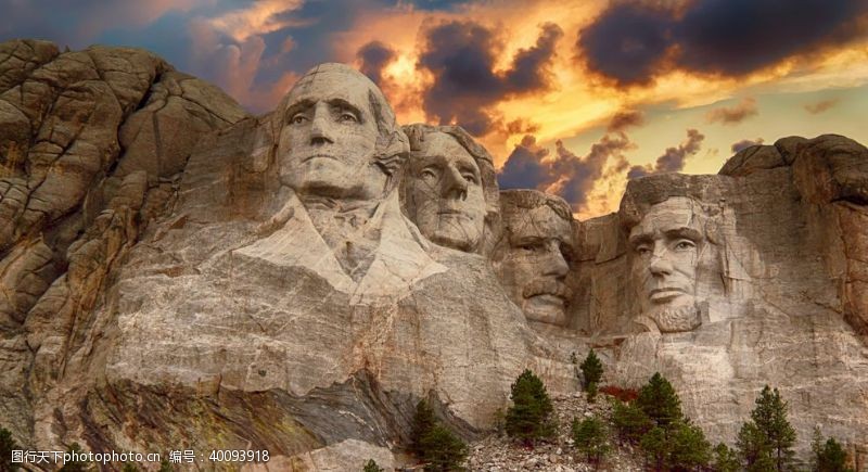 马雕塑美国总统公园图片