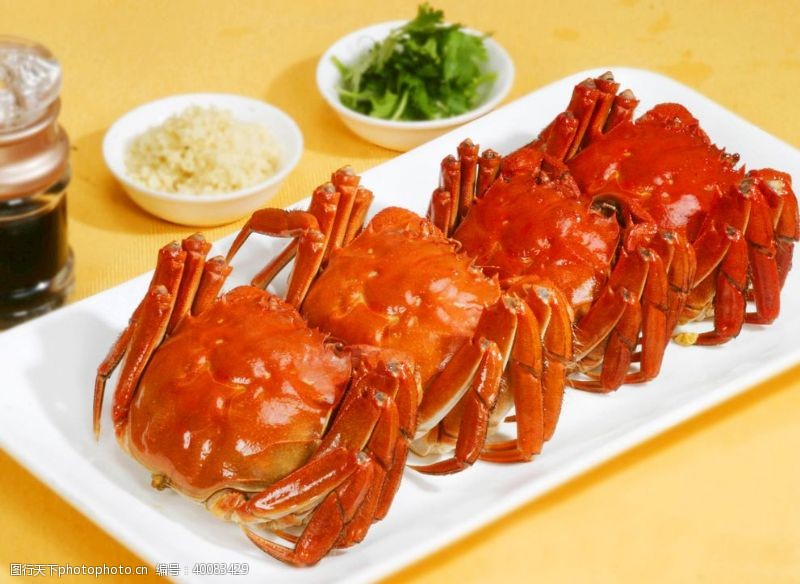 精致精美美食红烧螃蟹图片