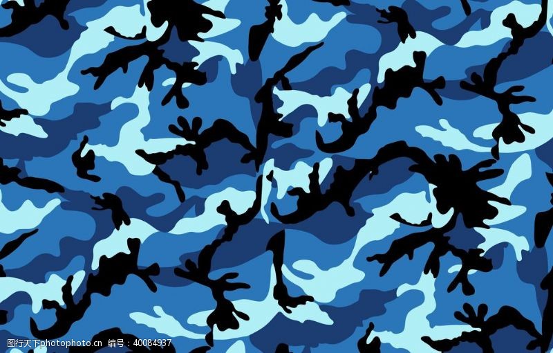 鱼图案迷彩豹纹图片