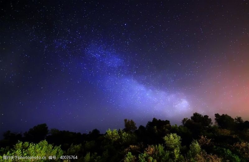 背景墙儿童房星空繁星图片