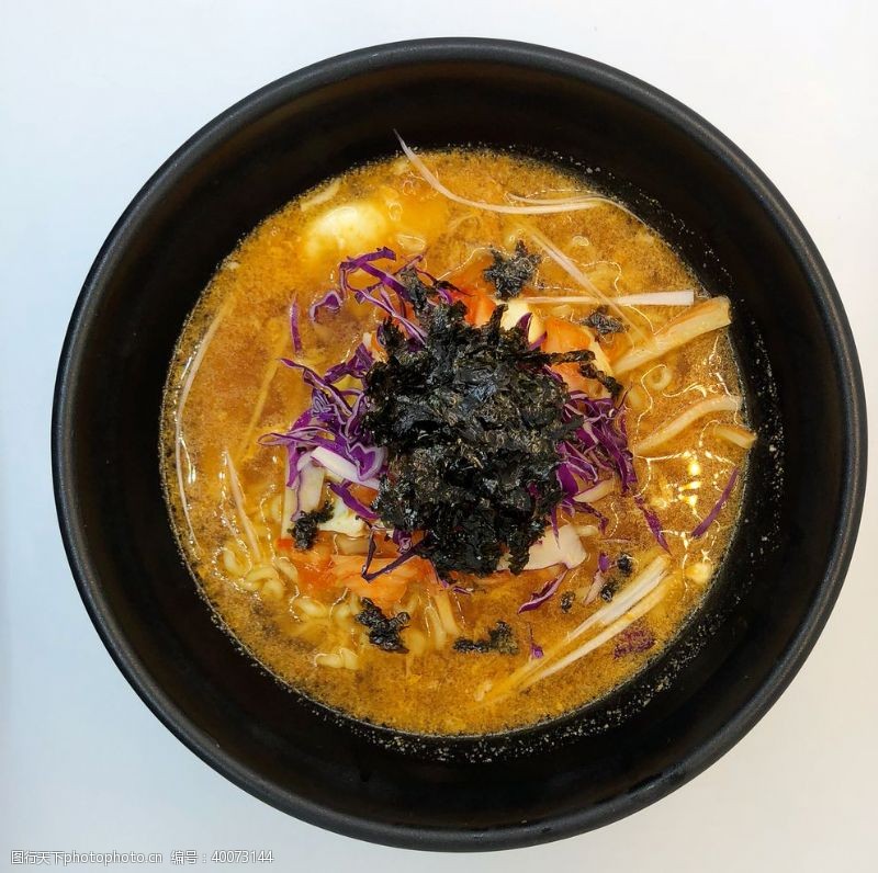 韩国菜式辛拉面韩餐图片