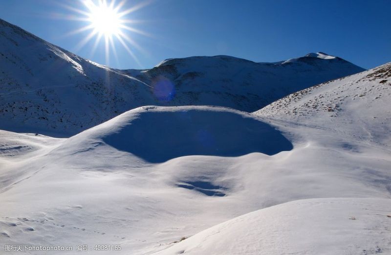 唯美背景雪景图片