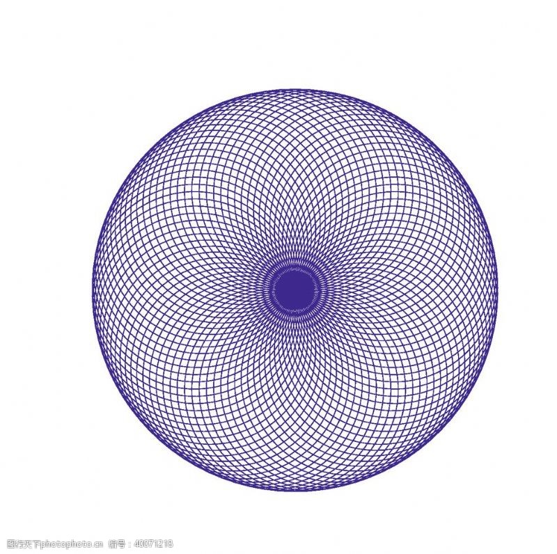 线条抽象圆环底纹图片
