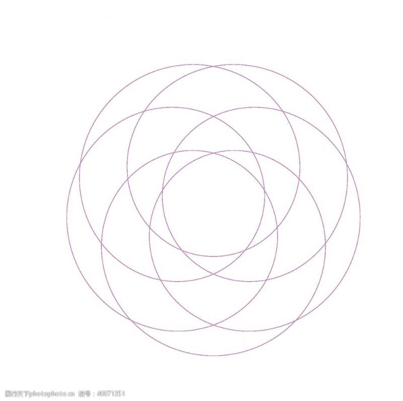 抽象线条圆环底纹图片